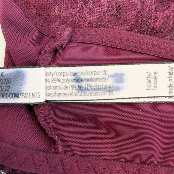 NWOT Victoria's Secret Bralette S Red Lace - Picture 4 of 8